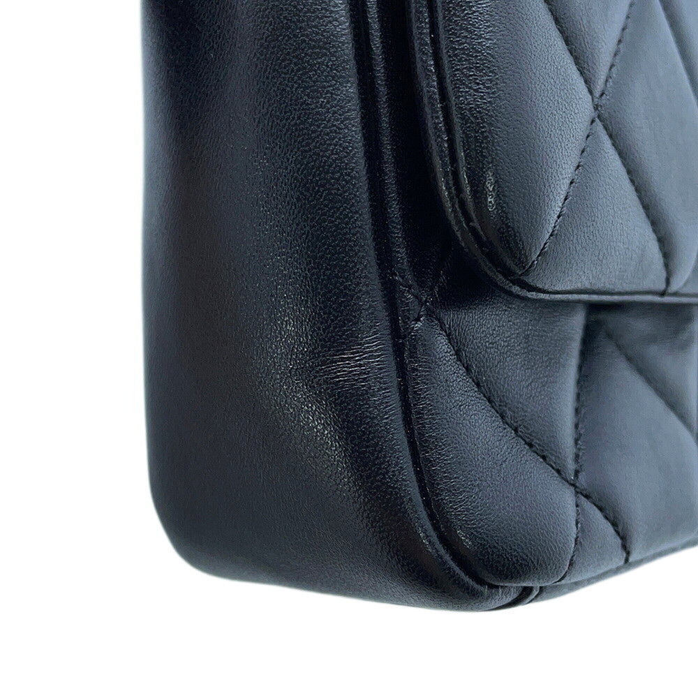 Chanel Chain Shoulder Bag Matelassé Coco Mark Lambskin AS2734 CHANEL Black Ha... - Picture 8 of 16